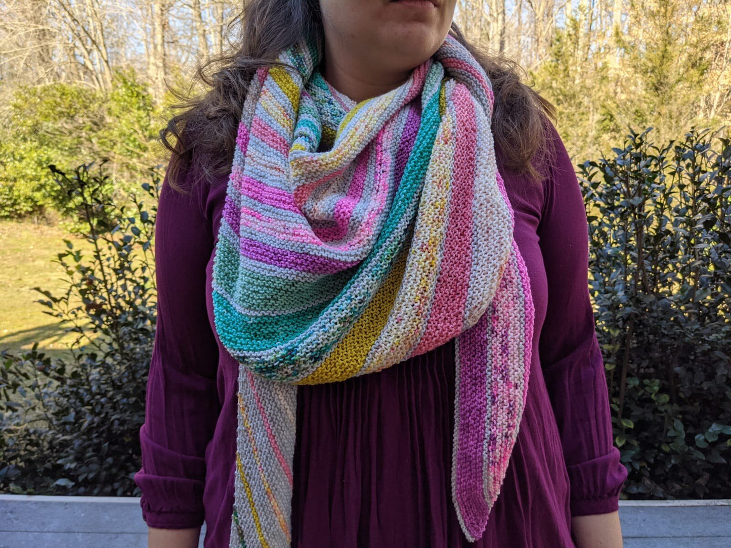 Mini Skein Merriment Shawl Kit